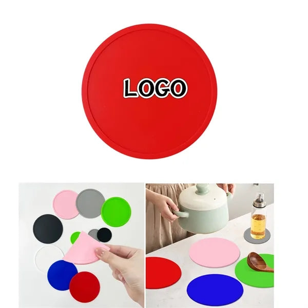 Round Silicone Coaster/Jar Opener
