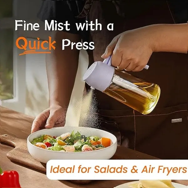 16oz Bottle for Kitchen 2 in 1 Oil Dispenser and Sprayer