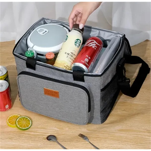 Insulated Reinforced Lunch Cooler Bag 15L For Work Camping