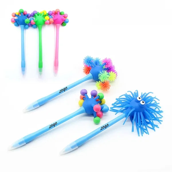 PomPom Cute Ball Decompression Ballpoint Pen