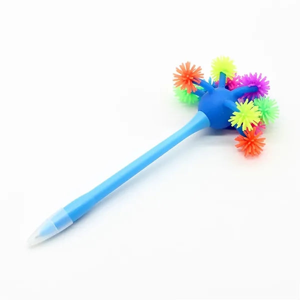 PomPom Cute Ball Decompression Ballpoint Pen