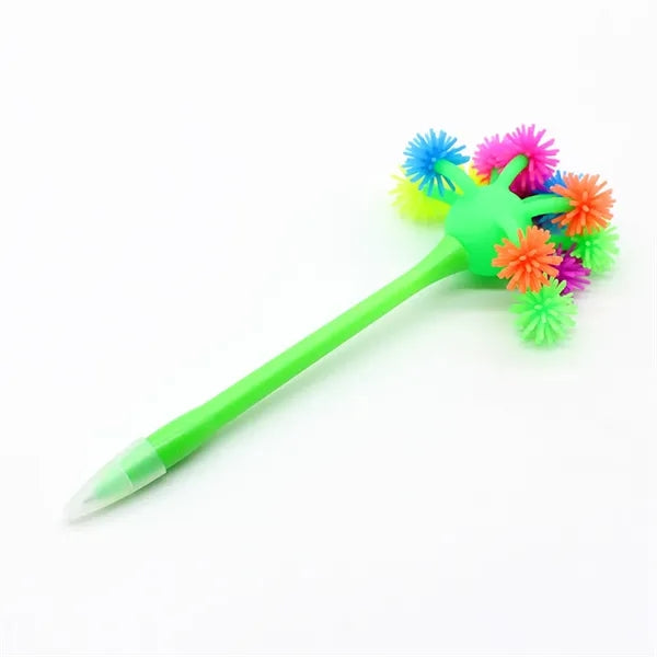 PomPom Cute Ball Decompression Ballpoint Pen