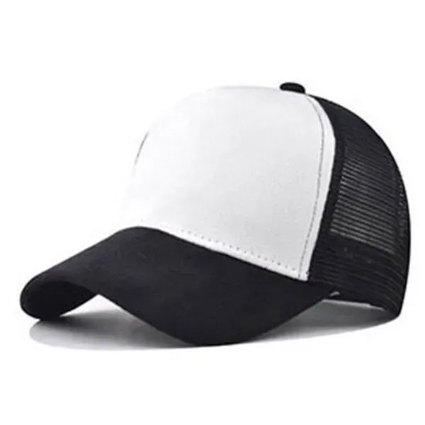 5 Panel Suede Mesh Back Baseball Caps Trucker Hats