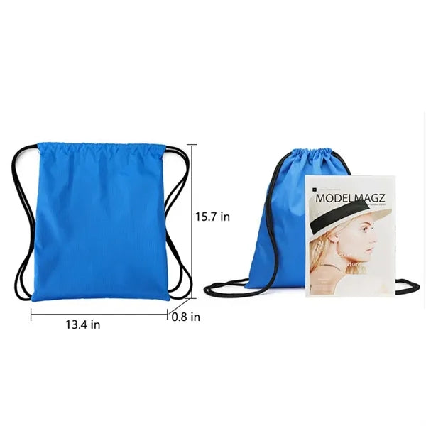 Nylon Drawstring Backpack