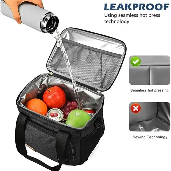 Leakproof Insulated Soft Large Adult Lunch Cooler Bag Work