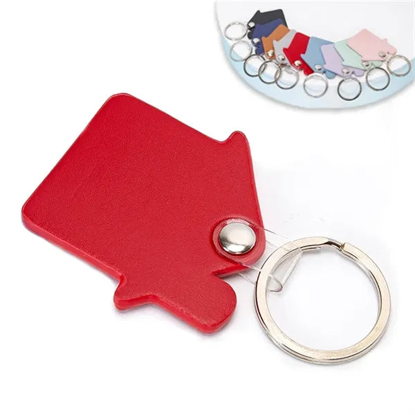 Creative Soft PU House Shaped Keychain