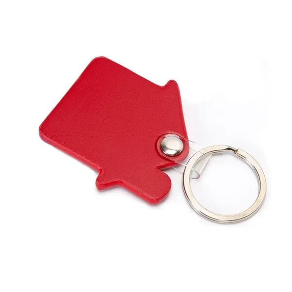 Creative Soft PU House Shaped Keychain