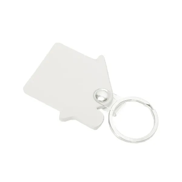 Creative Soft PU House Shaped Keychain