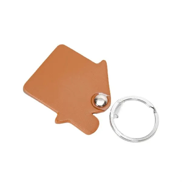 Creative Soft PU House Shaped Keychain