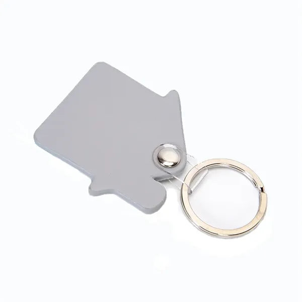 Creative Soft PU House Shaped Keychain