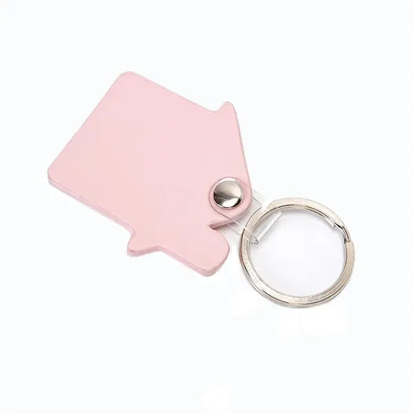 Creative Soft PU House Shaped Keychain