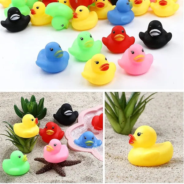 Mini Rubber Float Duck Toys Bath