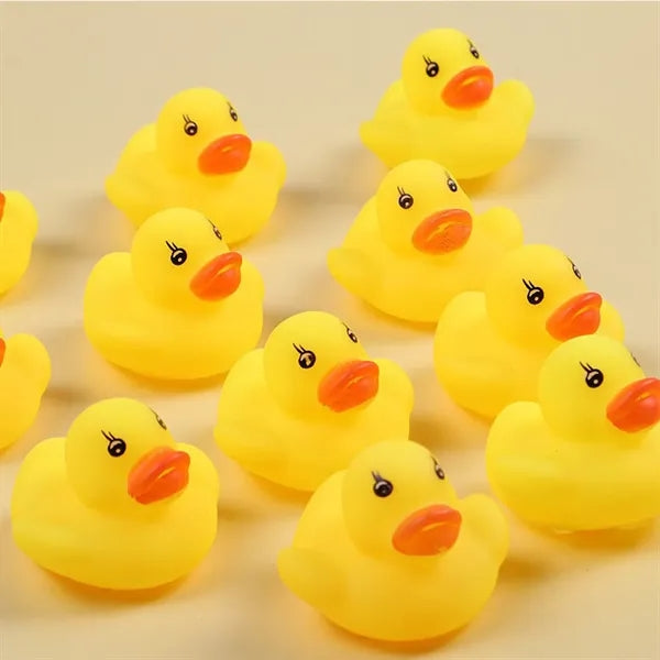 Baby Bath Toy Yellow Mini Soft Rubber Duck
