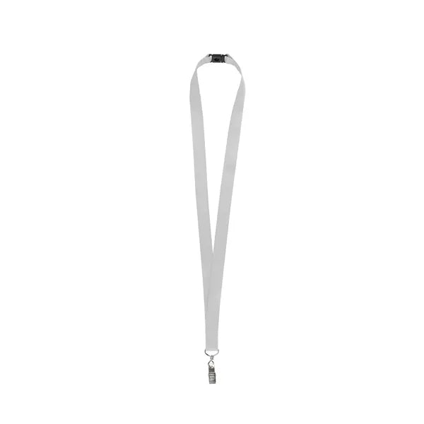 3/4'' Full Color Lanyard w/ Bulldog Clip & Breakaway