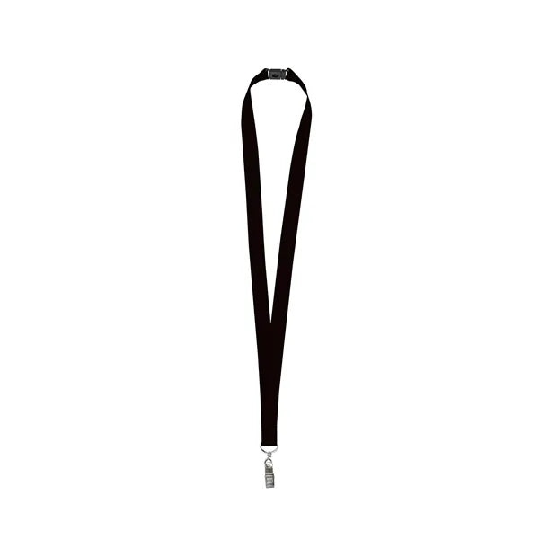 3/4'' Full Color Lanyard w/ Bulldog Clip & Breakaway