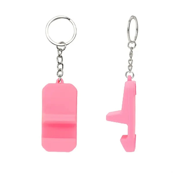 Lightweight Silicone Phone Stand With Keyring
