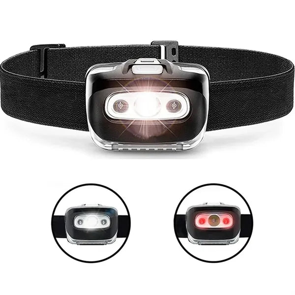 Led Headlamp With Adjustable Headband