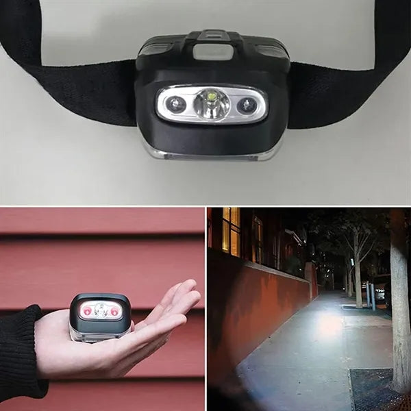 Led Headlamp With Adjustable Headband