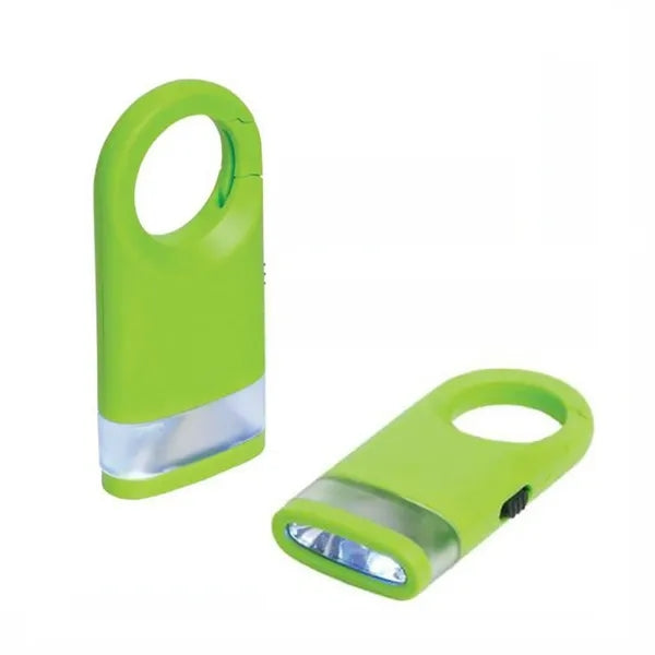 Portable Flashlight With Carabiner Clip