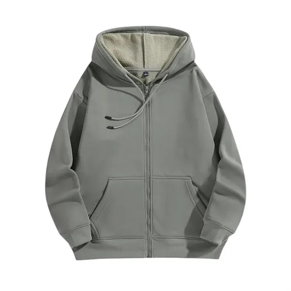 Sherpa Lined Full-Zip Hoodie