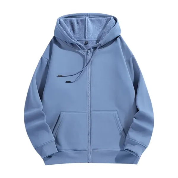 Sherpa Lined Full-Zip Hoodie