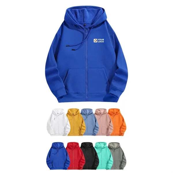 Sherpa Lined Full-Zip Hoodie