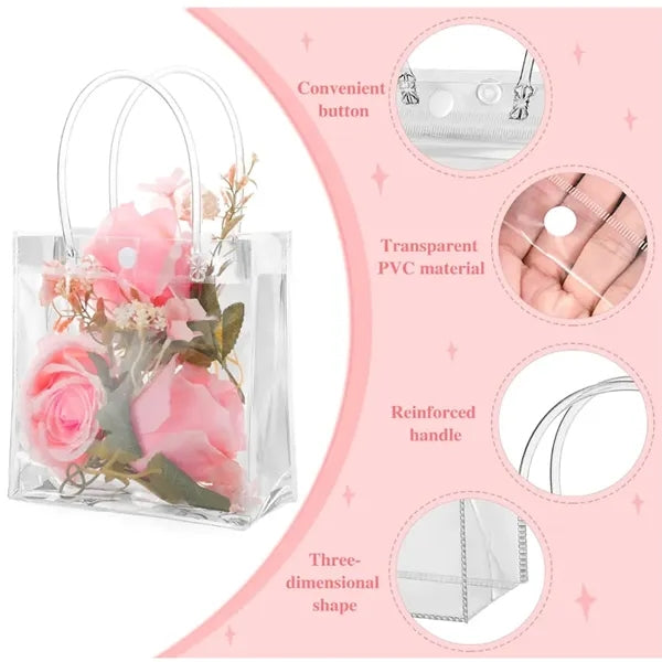 Clear Gift Bags with Handle