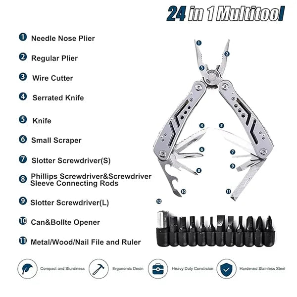 Multi Tool Pliers 24 In 1
