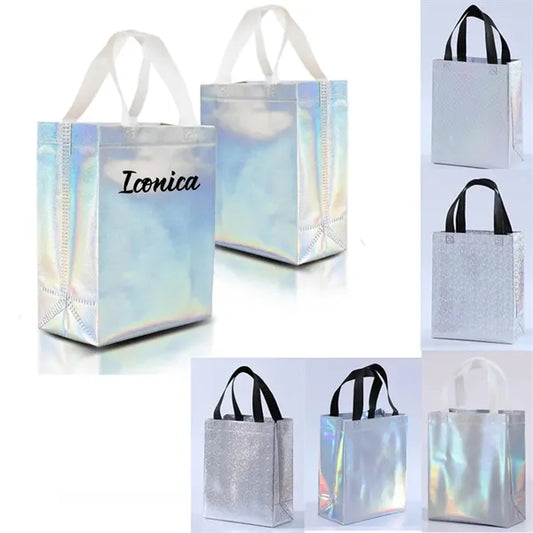 Iridescent Gift Bags Medium Size - 8x4x10