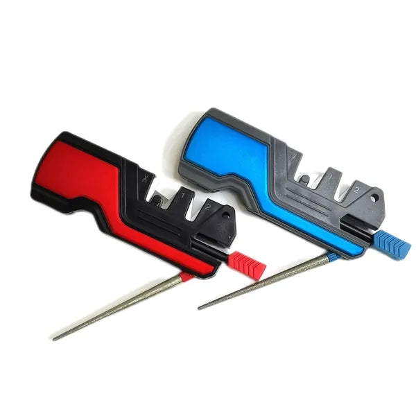 6 In 1 Survival Camping Pocket Knife Sharpener