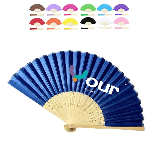 Full Color Bamboo Paper Folding Fan