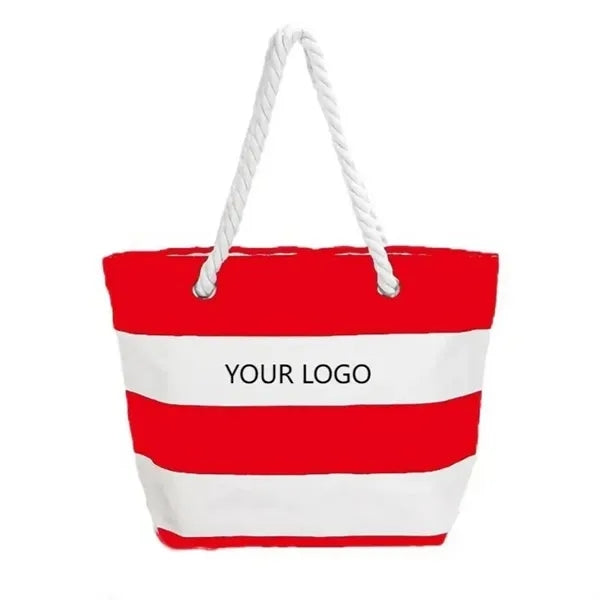 Cotton Canvas Nautical Tote