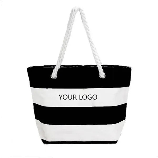 Cotton Canvas Nautical Tote