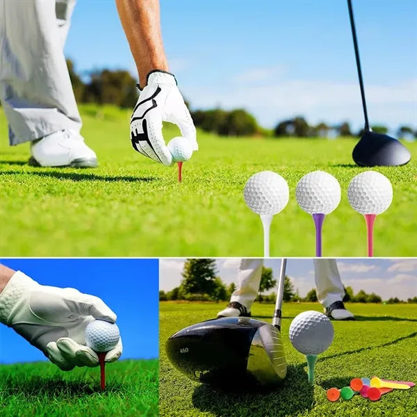 3.2" Biodegradable Wood Professional Golf Tee Pack Aid Tool