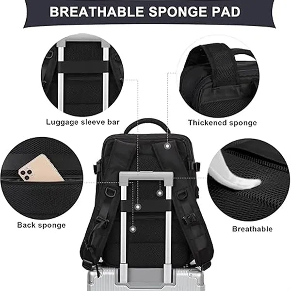 Travel Backpack Laptop Waterproof Outdoor Sport College