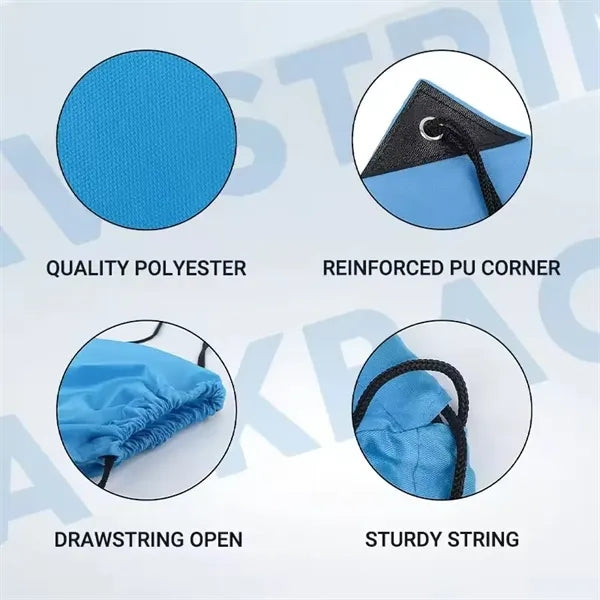 Travel drawstring backpack