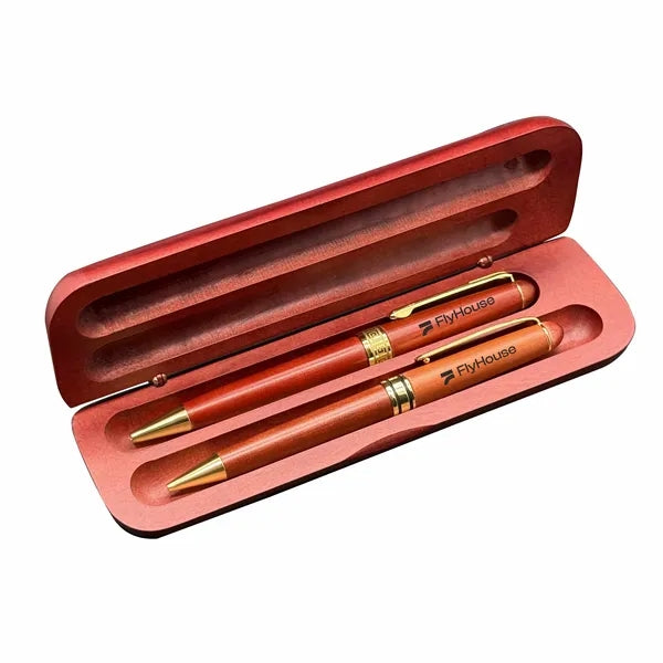Premade WB02R Wooden Pen Set - Terrific Timber-1