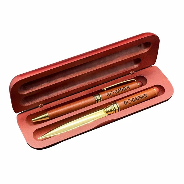 Premade WB02R Wooden Pen Set - Terrific Timber-1
