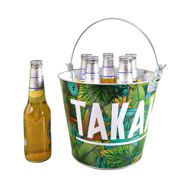 5L galvanized iron ice bucket