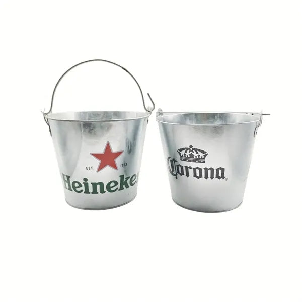 5L galvanized iron ice bucket
