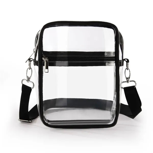 Clear PVC Crossbody Shoulder Bag