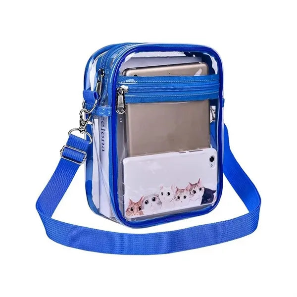 Clear PVC Crossbody Shoulder Bag