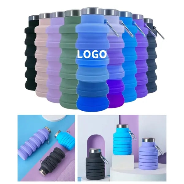 Collapsible Silicone Foldable Water Bottle
