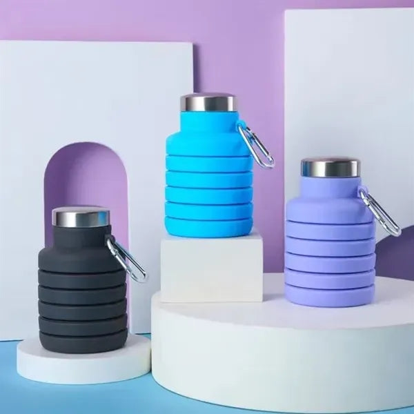 Collapsible Silicone Foldable Water Bottle