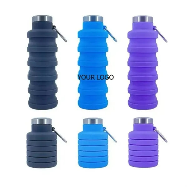 Collapsible Silicone Foldable Water Bottle