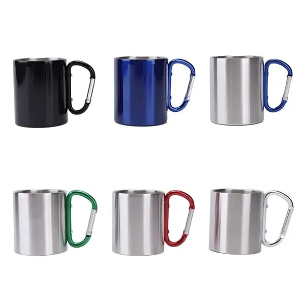 10 Oz Carabiner Handle Mug