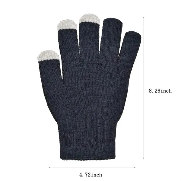 Winter Unisex Touch Screen Stretch Knitted Texting Gloves