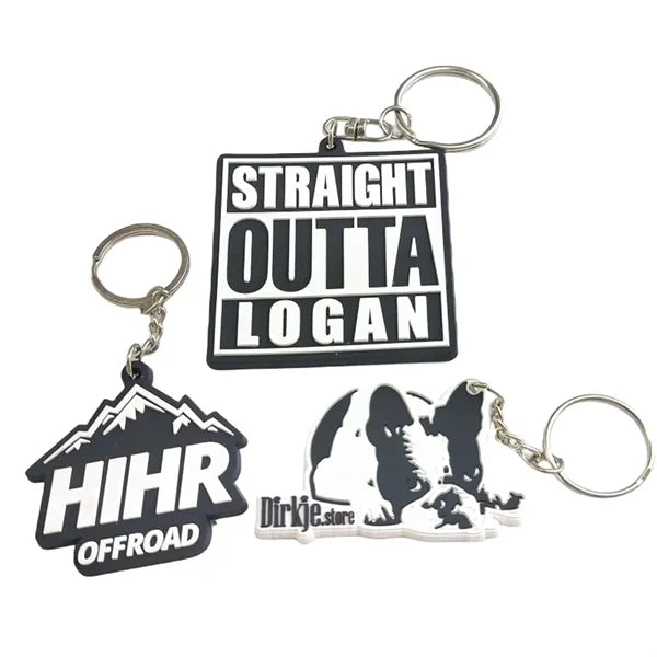 Flexible PVC Key Chains