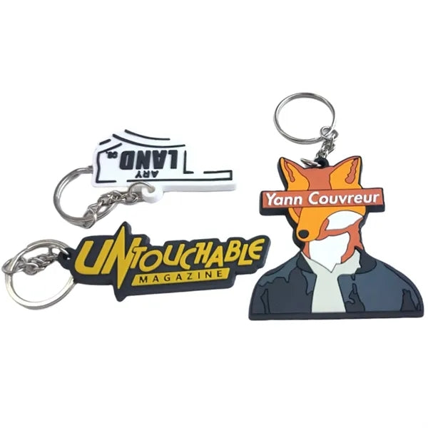 Flexible PVC Key Chains