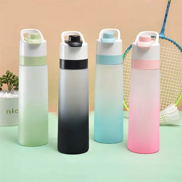 2-in-1 Misting Sports Water Bottle for Fitness Gym & Outdoor